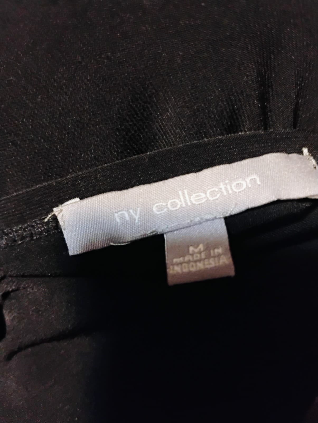 Black Cowl Neck W/ Studded Shoulder Details by ny collection - Thumbnail 3