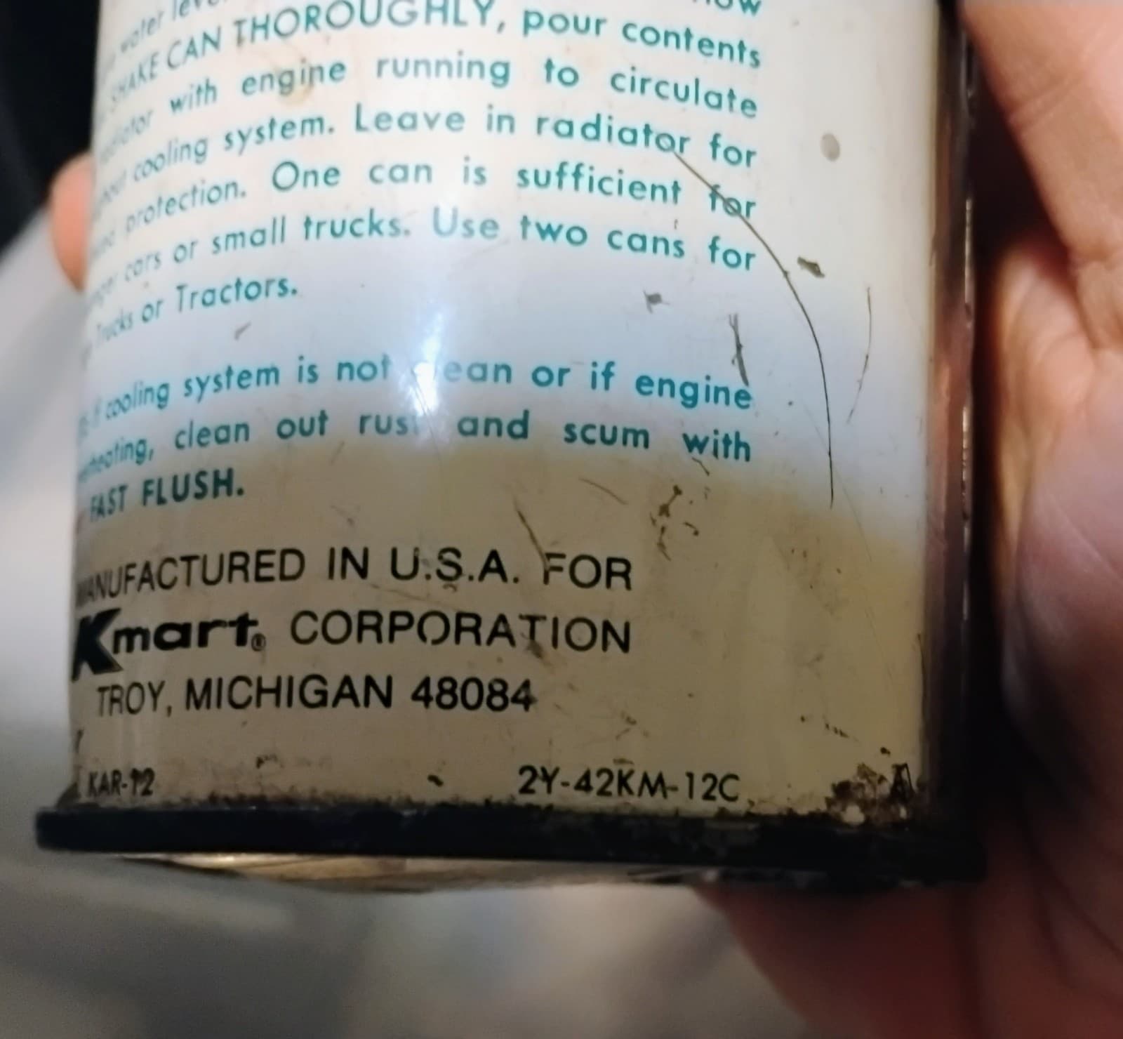 Vintage Kmart brand Radiator Antirust Water Pump Lubricant from 1960-1970 - Thumbnail 9