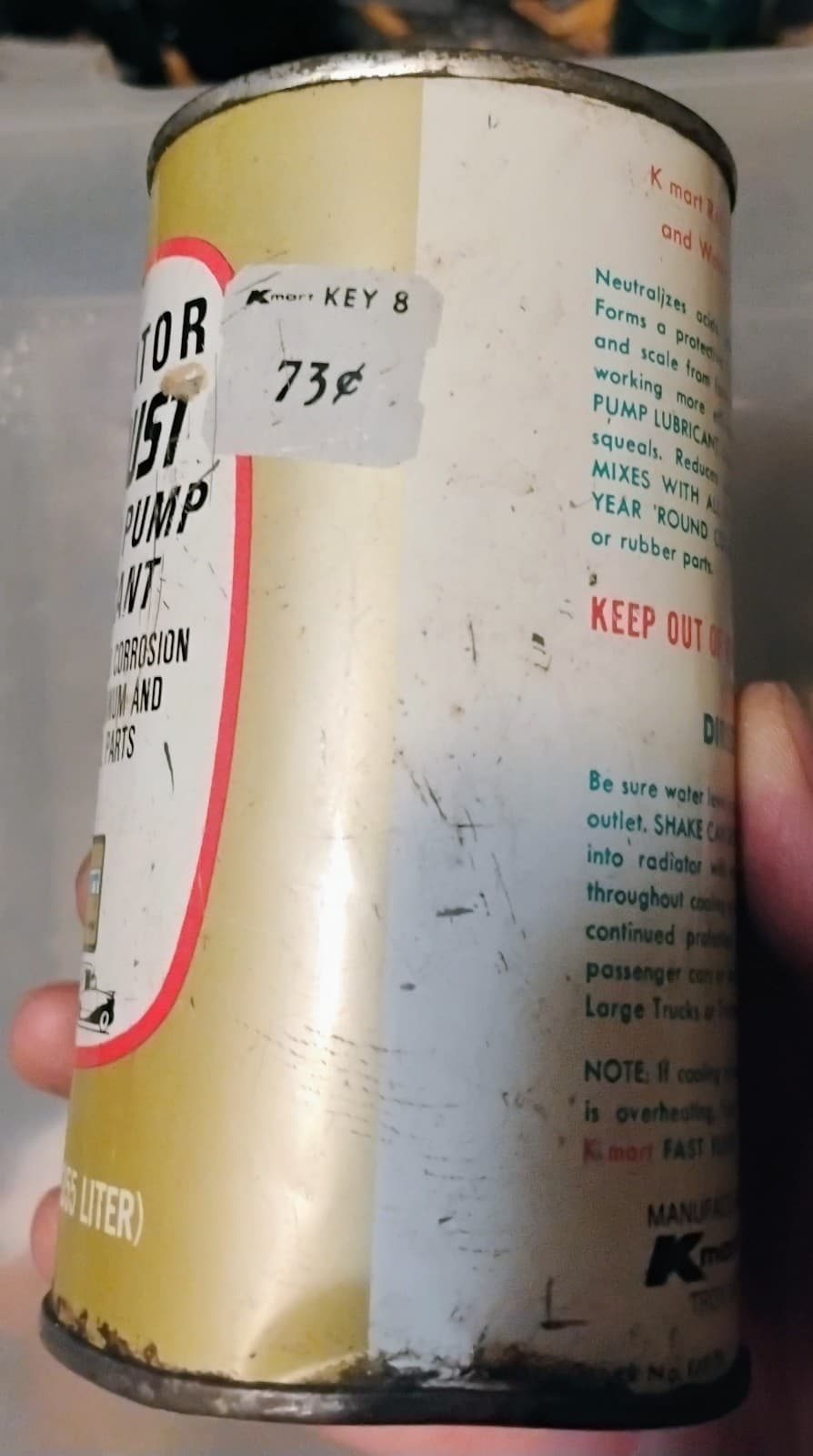 Vintage Kmart brand Radiator Antirust Water Pump Lubricant from 1960-1970 - Thumbnail 5