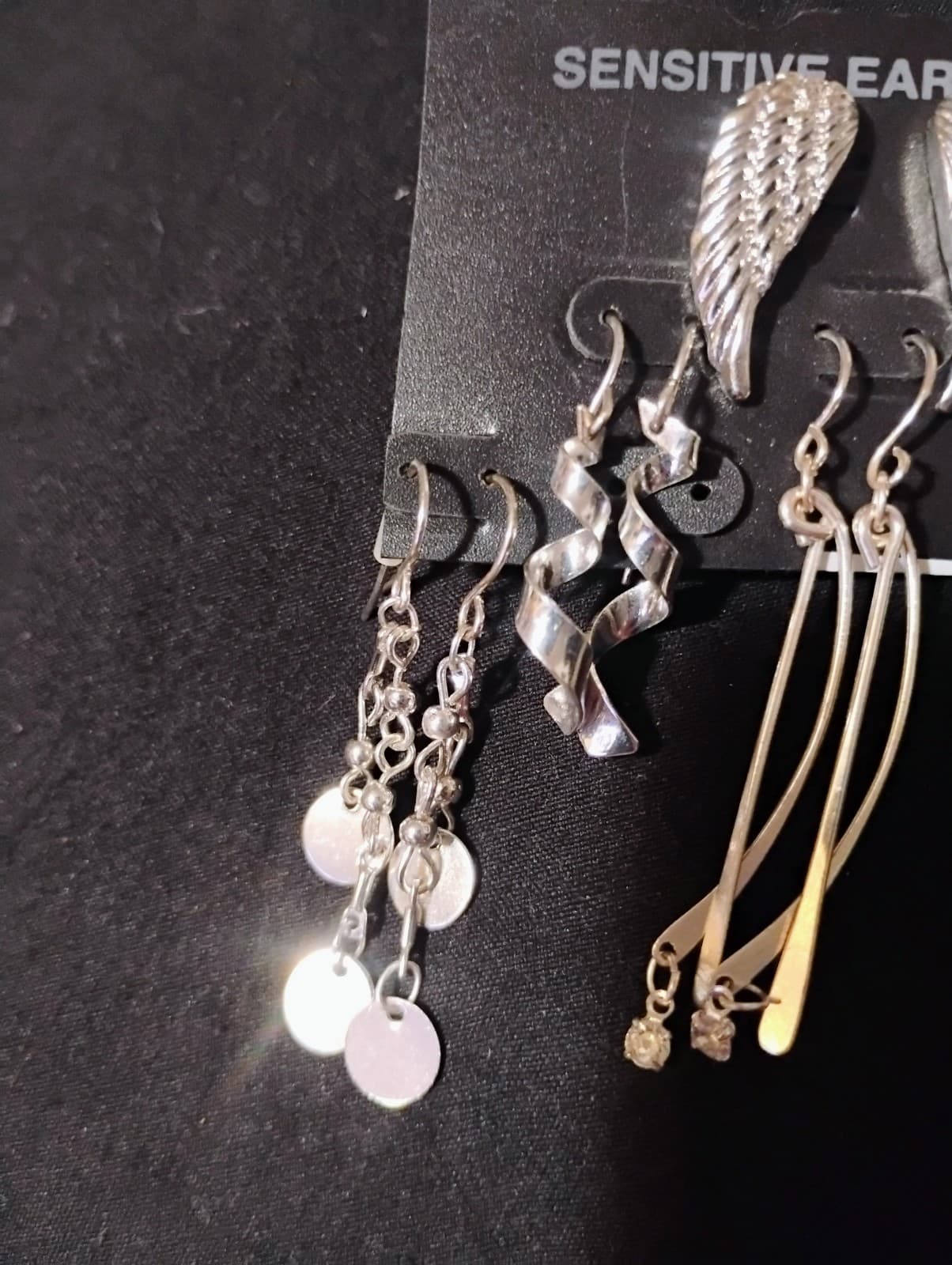 5 pairs of silver-toned Earrings - Thumbnail 5
