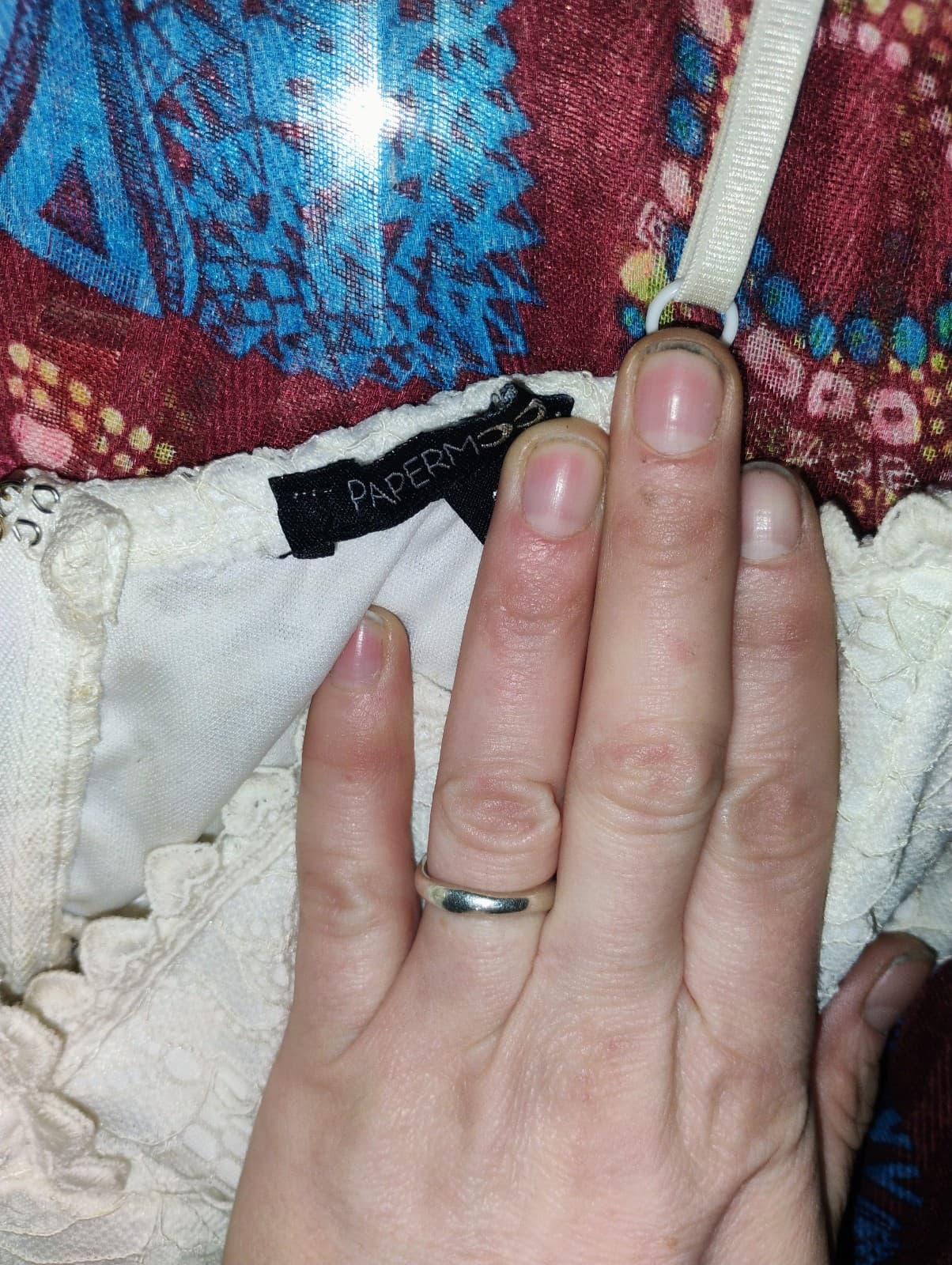 Papermoon white Bralette - Thumbnail 4