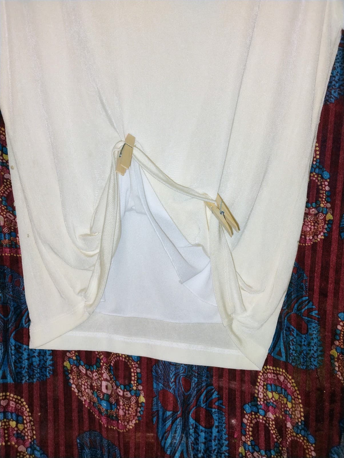 Chico's Cream Sequin Blouse - Thumbnail 3