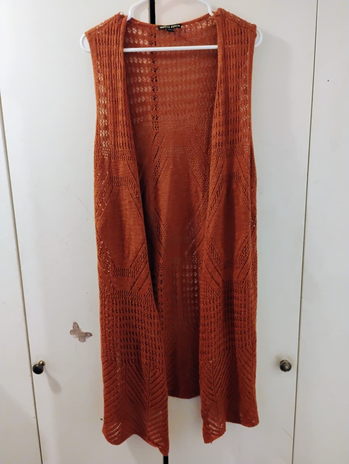 Moral Fiber long knit vest - Thumbnail 2