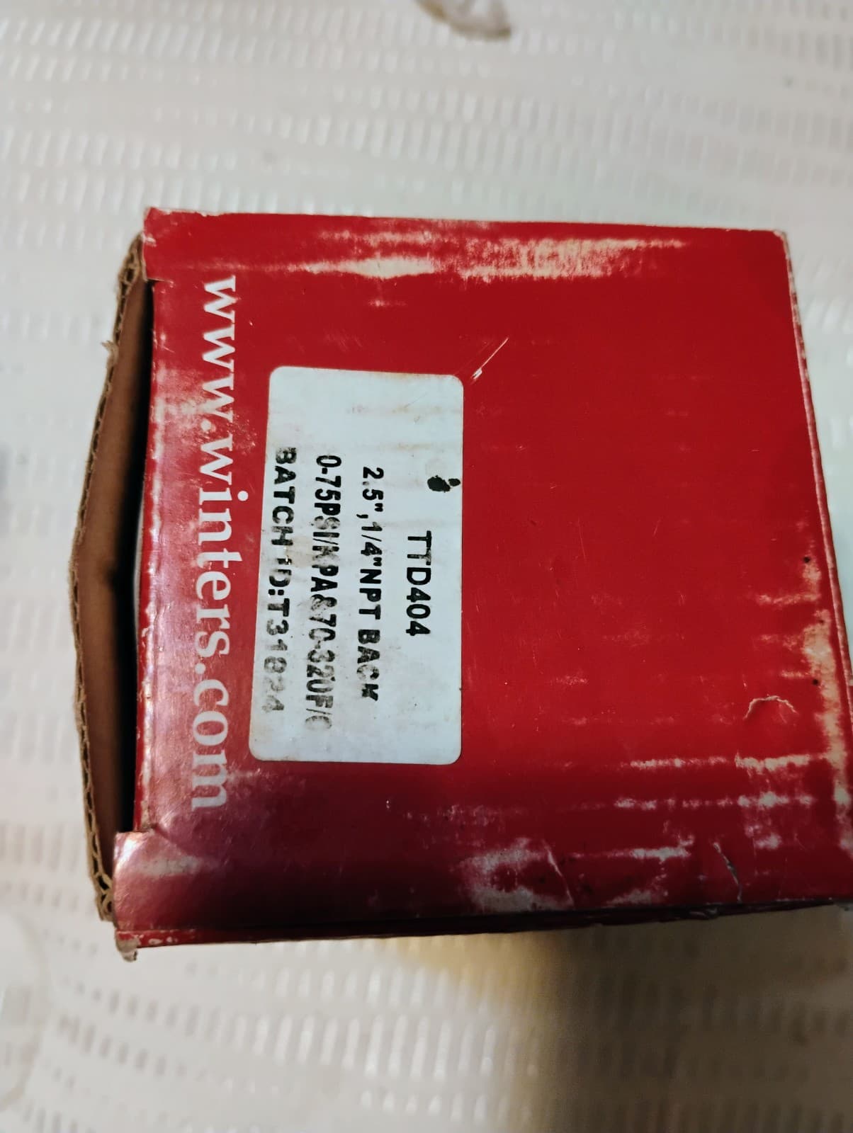 Unused Winters Instruments dual scale gauge model TTD404 still in box. - Thumbnail 2