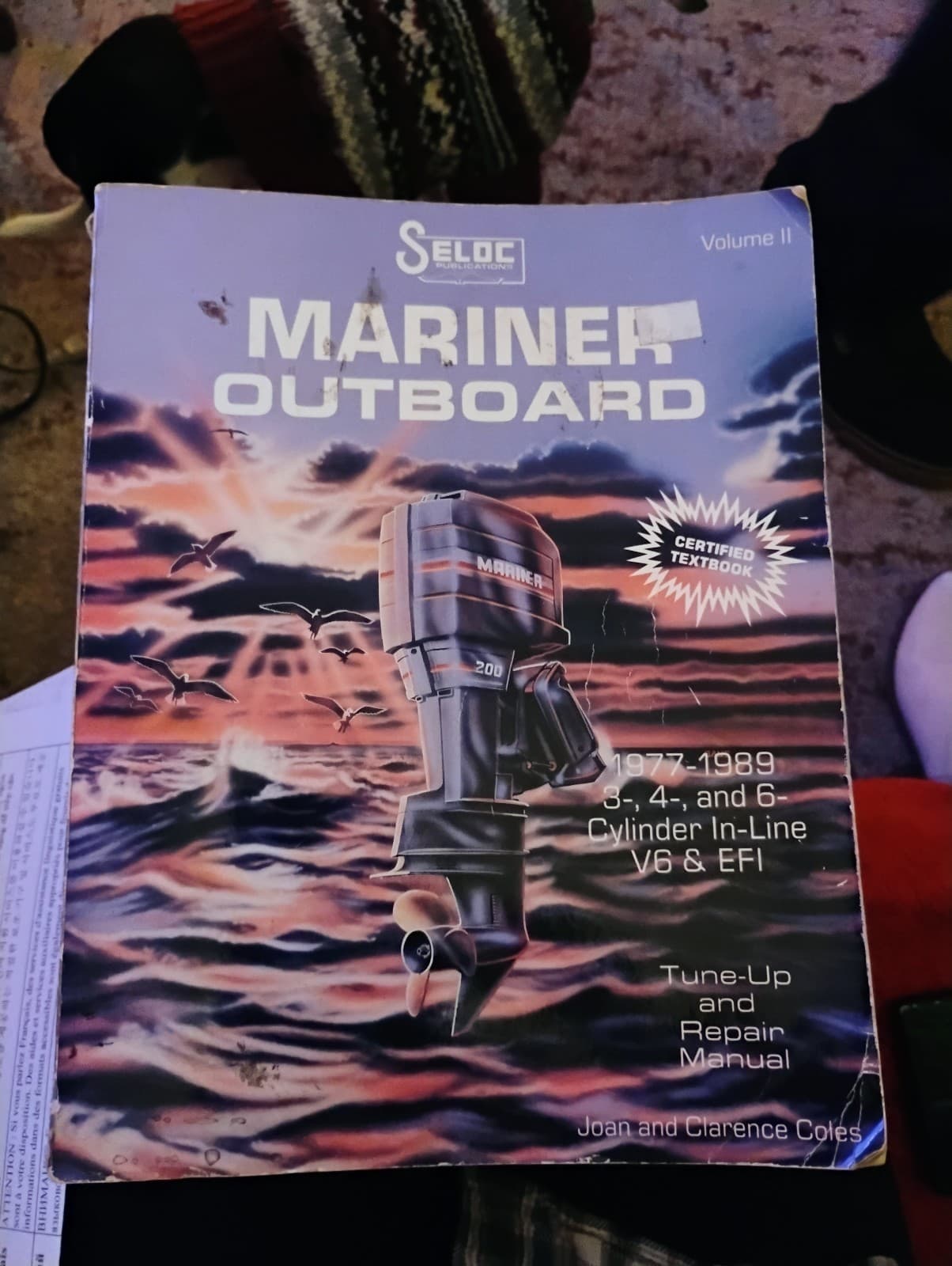 Mariner Outboard Tune-up and Repair Manual Vol. 2. 1977-1989