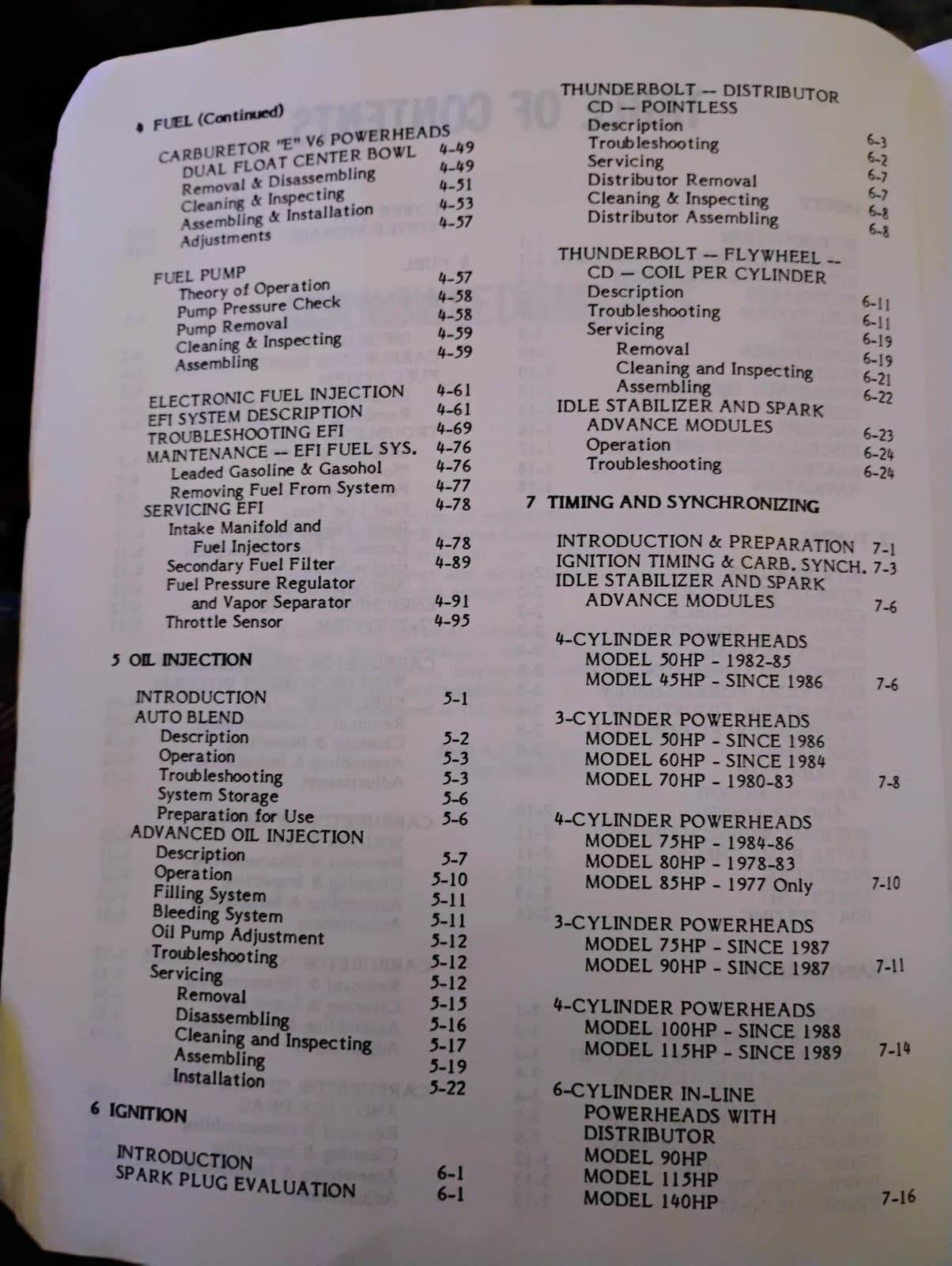 Mariner Outboard Tune-up and Repair Manual Vol. 2. 1977-1989 - Thumbnail 6