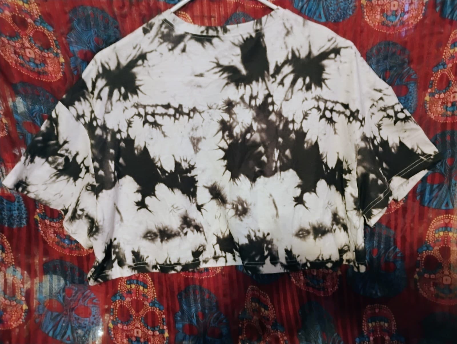 SHEIN Small Black\White Crop T-shirt - Thumbnail 2