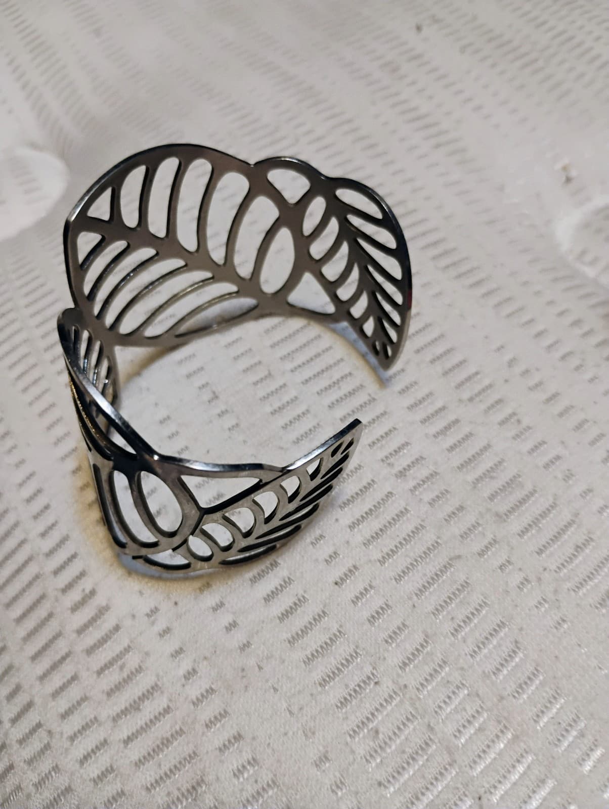 Stainless/surgical steel cuff/bangle - Thumbnail 2