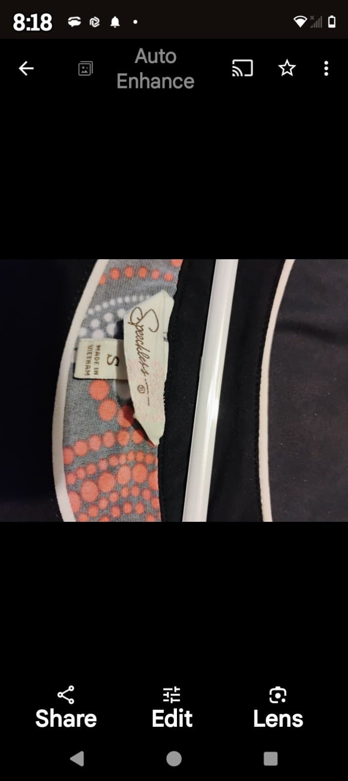 Speechless retro empire waist tie back top - Thumbnail 3