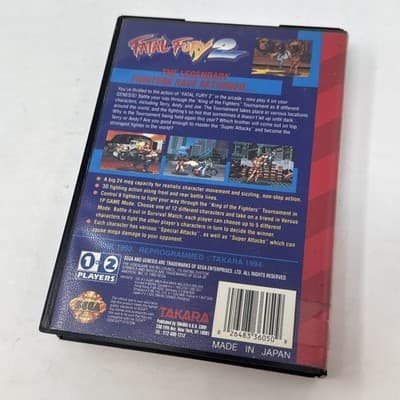 Fatal Fury 2 for Sega Genesis In Case - Thumbnail 2