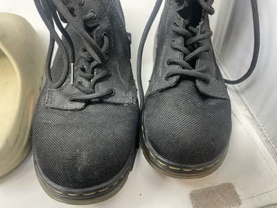 Lot Of 4 Youth Shoes Size 3Y 4Y 7Y Vans Doc martins lebrons Adidas - Thumbnail 6