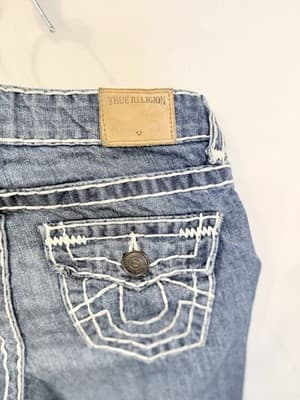 True Religion Girls Jeans RN#112790 Size 10 Super Ricky T - Thumbnail 3