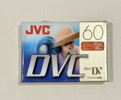 LOT OF 8 Sealed Mixed DV Cassette 60min. JVC, Panasonic, Fujifilm - Thumbnail 2