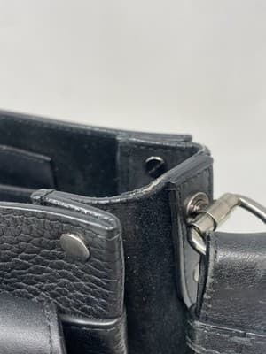 Proenza Schouler Black Leather Elliot Mini Shoulder Bag Crossbody - Thumbnail 5