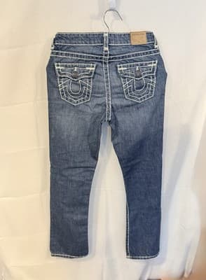 True Religion Girls Jeans RN#112790 Size 10 Super Ricky T - Thumbnail 2