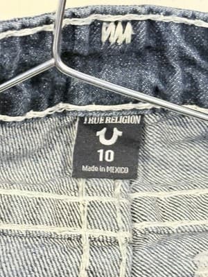 True Religion Girls Jeans RN#112790 Size 10 Super Ricky T - Thumbnail 4