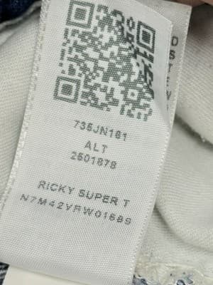 True Religion Girls Jeans RN#112790 Size 10 Super Ricky T - Thumbnail 6