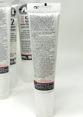 Lot Of 10 ASI 502 Clear Food Grade 100% RTV Silicone Sealant 2.8oz Squeeze Tube - Thumbnail 2