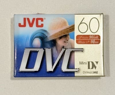 LOT of 8 JVC DVC 60 Minute Digital Video Mini DV Cassette Tape SEALED - Thumbnail 2