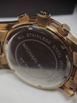 Michael Kors MK8096 Rose Gold Stainless Steel Analog Dial Men Watch EY303 - Thumbnail 5