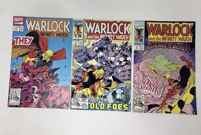 Raw Comic Warlock Issues 1 - 6 Marvel Variant Lot - Thumbnail 3