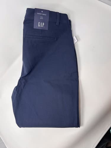GAP Blue Skinny Ankle Stretch Mid Rise Women , Size 16 - Thumbnail 3