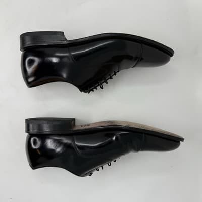 Johnston & Murphy Mens 22-02981 Black Leather Cap Toe Oxford Shoes Size 11D - Thumbnail 3