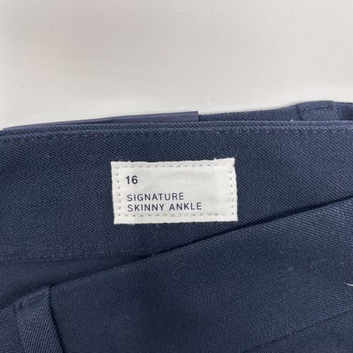 GAP Blue Skinny Ankle Stretch Mid Rise Women , Size 16 - Thumbnail 4