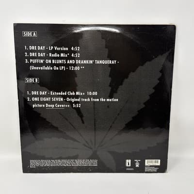 Dre Day Vinyl Record 12”/ By Dr. Dre. Interscope Records 1992 - Thumbnail 2