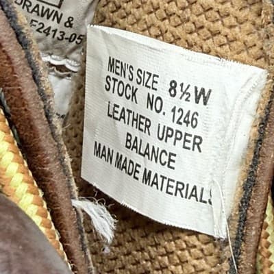 LEHIGH POWER CUSHION META-TARSAL STEEL TOE WORK BOOTS SIZE 8.5 ELECTRICAL - Thumbnail 6