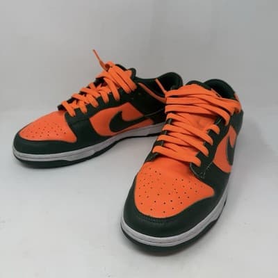 Nike Dunk Low Miami Hurricanes DD1391-300 Size 11 - Image 1