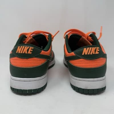 Nike Dunk Low Miami Hurricanes DD1391-300 Size 11 - Thumbnail 2