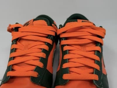 Nike Dunk Low Miami Hurricanes DD1391-300 Size 11 - Thumbnail 10