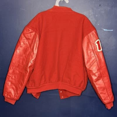 Kappa Alpha Psi Varsity Jacket Red Tyca Boston Size 3XL - Thumbnail 3