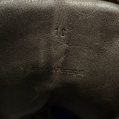 Men Lanvin men's Leather Cap-Toe High Top Sneakers Size 10 - Thumbnail 7