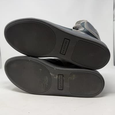 Men Lanvin men's Leather Cap-Toe High Top Sneakers Size 10 - Thumbnail 6