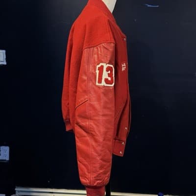Kappa Alpha Psi Varsity Jacket Red Tyca Boston Size 3XL - Thumbnail 2