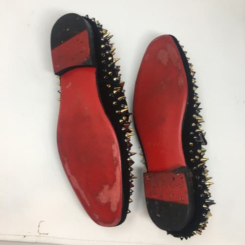 Justar Men’s Black Spike Loafer Size 45 - Thumbnail 2