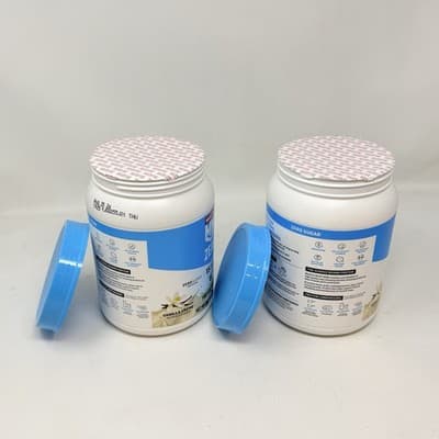 Lot Of 2 Muscle Milk Zero Protein Powder, Vanilla Crème, 1.65lb Exp Aug 2026 - Thumbnail 5