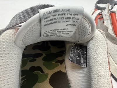 A Bathing Ape Bape SK8 StaWhite Red Size 11 Men’s - Thumbnail 5