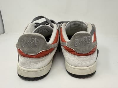 A Bathing Ape Bape SK8 StaWhite Red Size 11 Men’s - Thumbnail 8