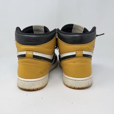 Nike Air Jordan 1 Retro High OG Taxi Black Sail Size 11 - Thumbnail 2