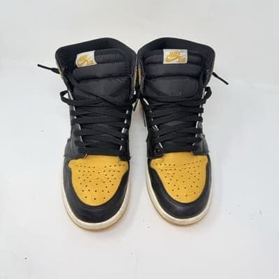 Nike Air Jordan 1 Retro High OG Taxi Black Sail Size 11 - Thumbnail 3