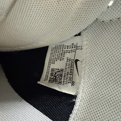 Nike Sacai Blazer Low Black / White Leather Sneakers DM6443-001 Men 11 - Thumbnail 4