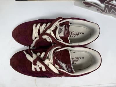 Marc Jacobs Teddy Jogger Sneakers Size 45 Burgundy - Thumbnail 9