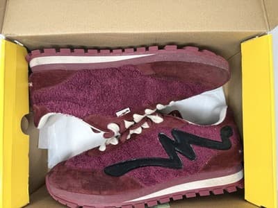 Marc Jacobs Teddy Jogger Sneakers Size 45 Burgundy - Thumbnail 7