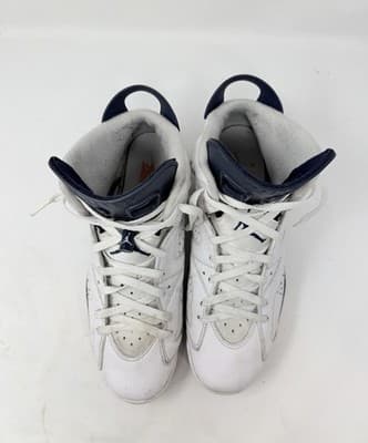 Nike Air Jordan 6 Retro Men Size 11 CT8529-141 Midnight Navy Basketball Shoes - Thumbnail 5