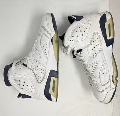 Nike Air Jordan 6 Retro Men Size 11 CT8529-141 Midnight Navy Basketball Shoes - Thumbnail 4