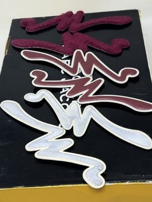 Marc Jacobs Teddy Jogger Sneakers Size 45 Burgundy - Thumbnail 10