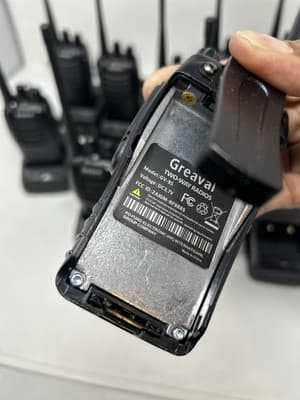 LOT of 10 Greaval Long Range GV-85 Walkie Talkies Radios w/ Charger & Earphone - Thumbnail 2